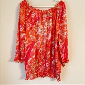 Cato woman red blouse 22/24W